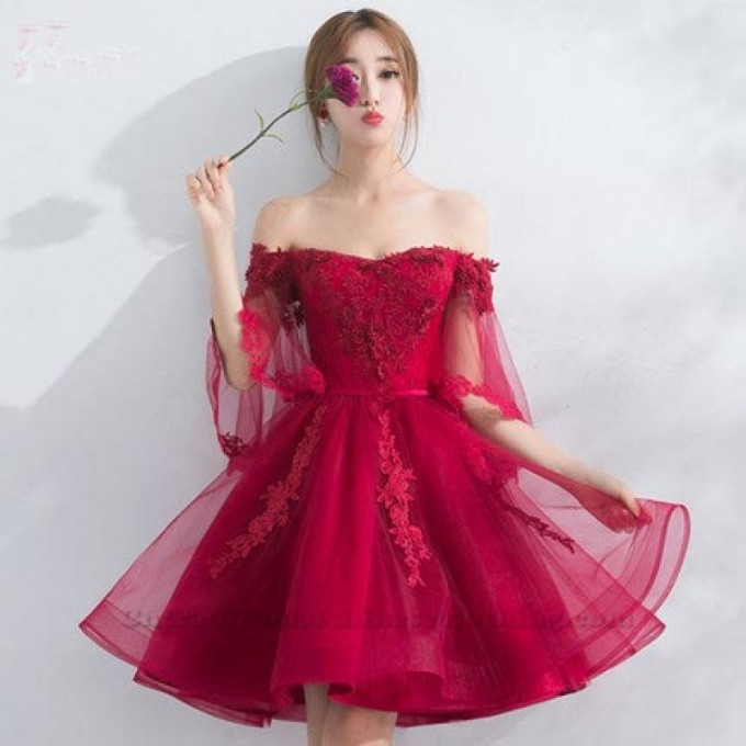 2-Mini-Red-A-link-With-Lace-Up-Back-Half-Sleeves-Party-Dress-800x800